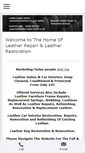 Mobile Screenshot of leather-repair-master.co.uk